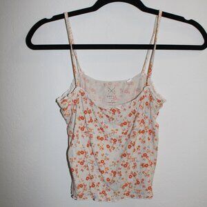 Pacsun Floral Camisole Crop Top